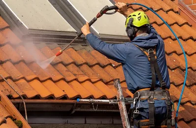 Démoussage et hydrofuge de toiture à Wolschwiller